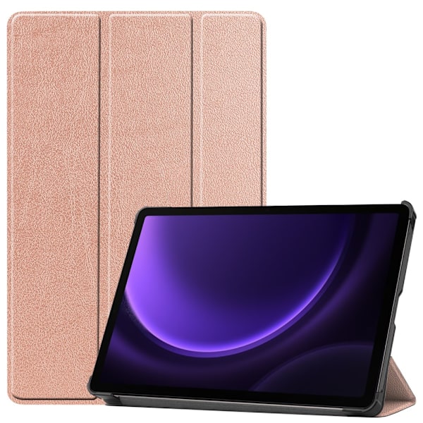 Samsung Galaxy Tab S10 FE Fodral Tri-fold Rosa