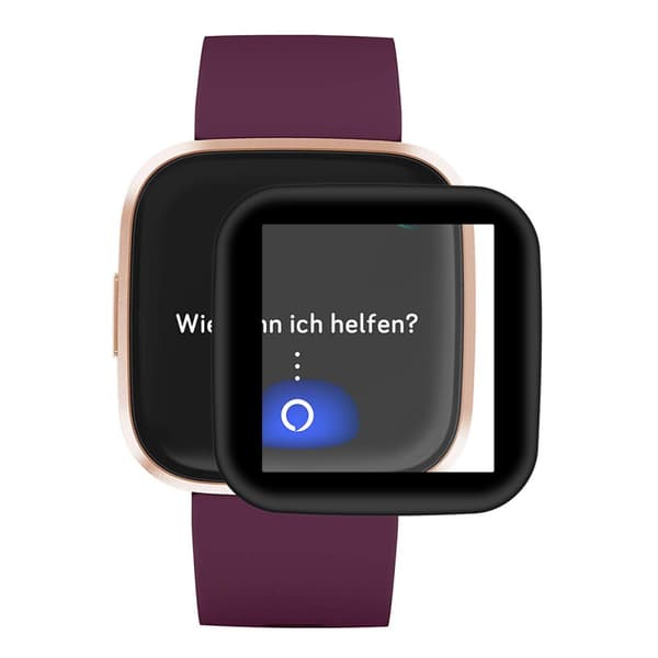 HAT PRINCE Fuldækkende Skærmbeskyttelse Fitbit Versa Sort