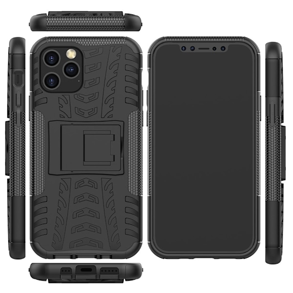 Hybridskal Med Stativ iPhone 12/12 Pro Sort
