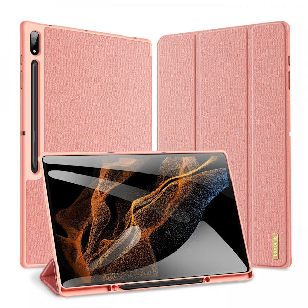 Dux Ducis Domo Tri-fold Etui Samsung Galaxy Tab S8 Ultra Rosa
