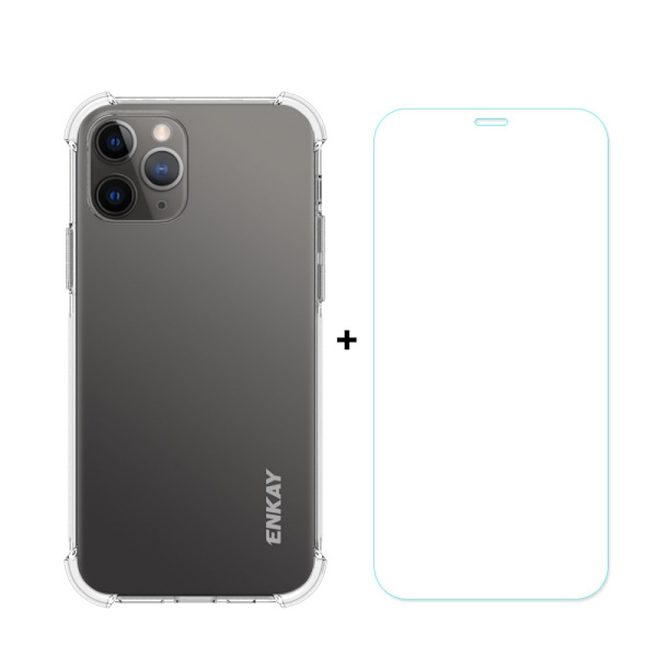 ENKAY TPU Skal & 0.26mm Skärmskydd iPhone 12 Pro Max