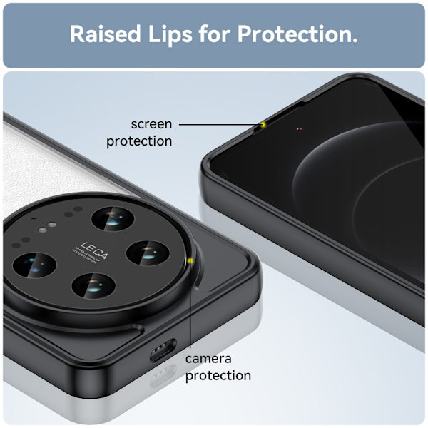 Hybrid Edge Case Xiaomi 14 Ultra Svart