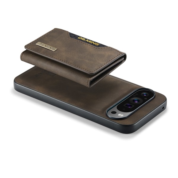 DG.MING Magnetisk Kortlomme Etui Google Pixel 9 Pro XL Brun