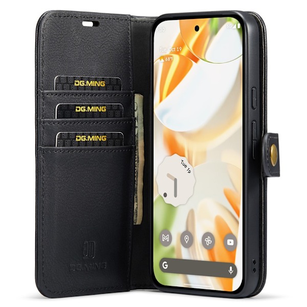 DG.MING 2-in-1 Magneettilompakko Google Pixel 9 Musta