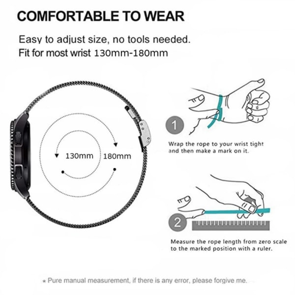 Milansk Mesh Armbånd Fitbit Charge 6 Sølv