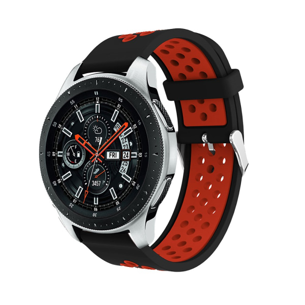Sportsarmbånd Samsung Galaxy Watch 46mm Sort/Rød