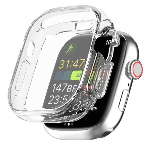 Apple Watch Ultra 49mm:lle tarkoitettu läpinäkyvä TPU-kotelo