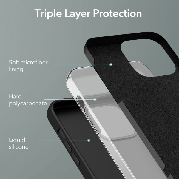 ESR Cloud Case iPhone 13 Pro Musta