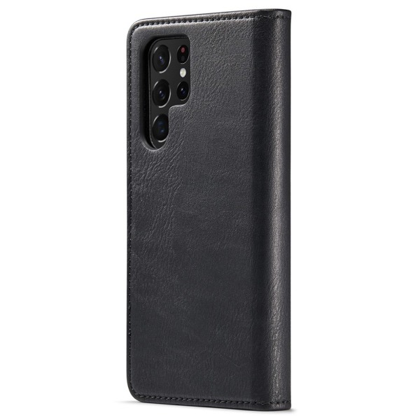 DG.MING 2-i-1 Magnet Pung Samsung Galaxy S22 Ultra Sort