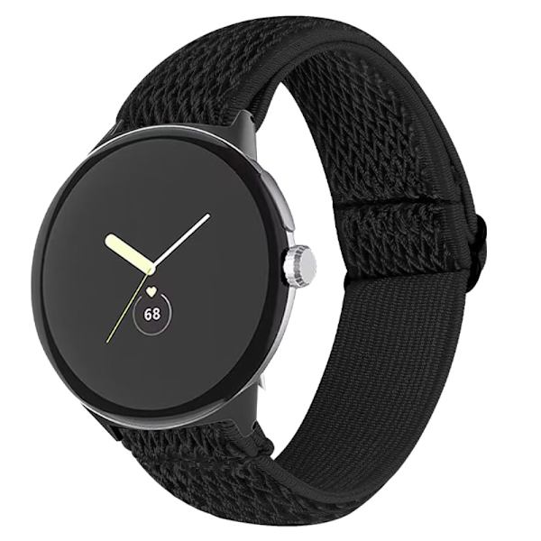 Vævet Nylonarmbånd Google Pixel Watch 3 41mm Sort
