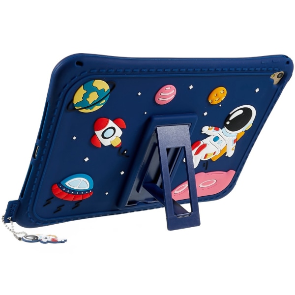 iPad 9.7 6. generation (2018) Skal Astronaut Med Stativ Blå