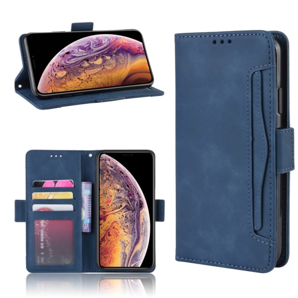 Multi Slot Pungetui iPhone XS Max Blå