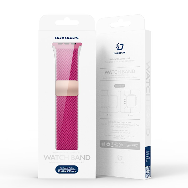 Dux Ducis Elastic Nylon Woven Strap Apple Watch 45mm Series 9 Ro