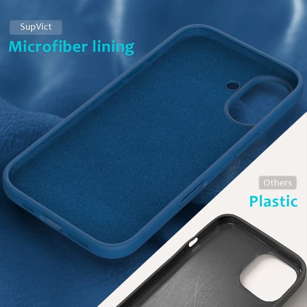 Silikonskal iPhone 16 Blå