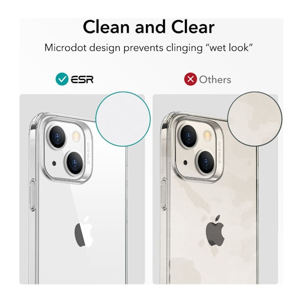 ESR Project Zero -kuori iPhone 14 Plus - läpinäkyvä