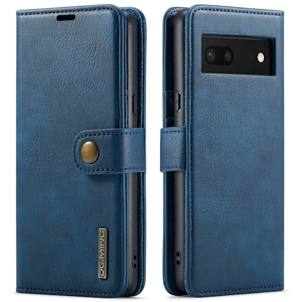 DG.MING 2-in-1 Magnet Wallet Google Pixel 7 Blue