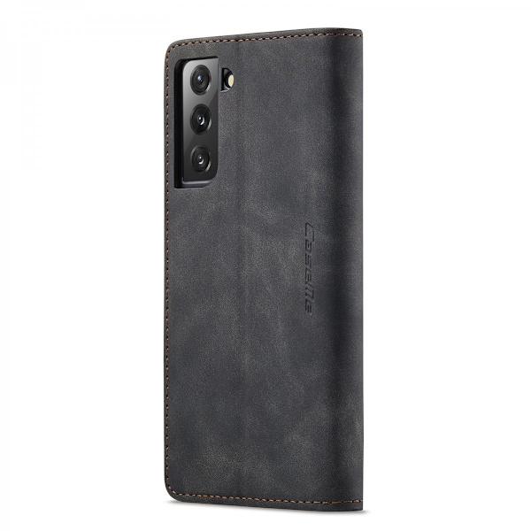 CaseMe Slim Lompakkokotelo Samsung Galaxy S22 Plus Musta