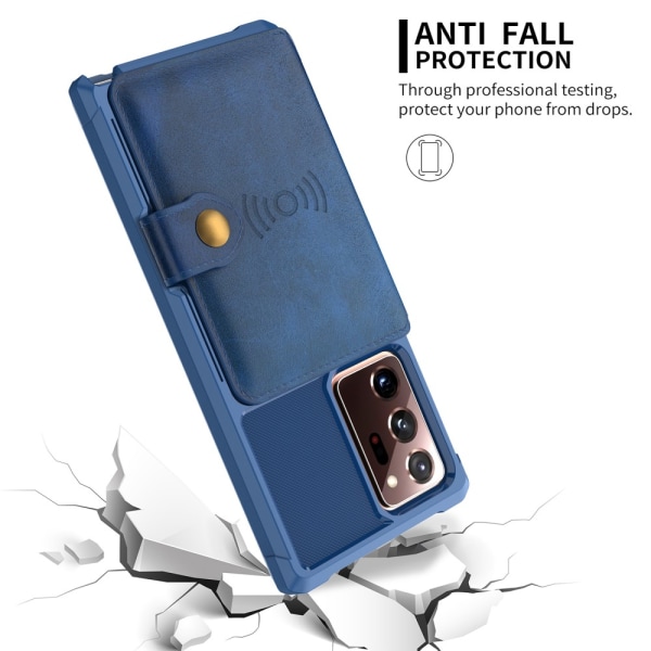 Multi-Slot Cover Galaxy Note 20 Ultra Blue
