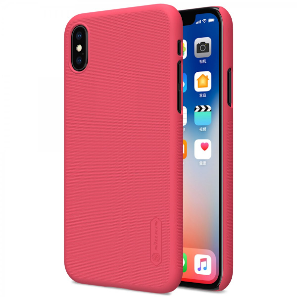 Nillkin Super Frosted Cover iPhone X/XS Rød