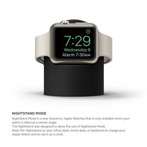 Laddningsställ Apple Watch Svart