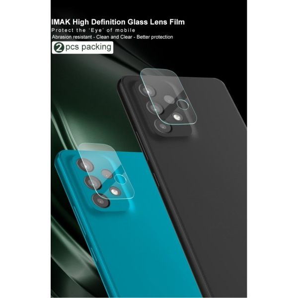 IMAK 2-pakke hærdet glas linsebeskytter Samsung Galaxy A33/A53/A73