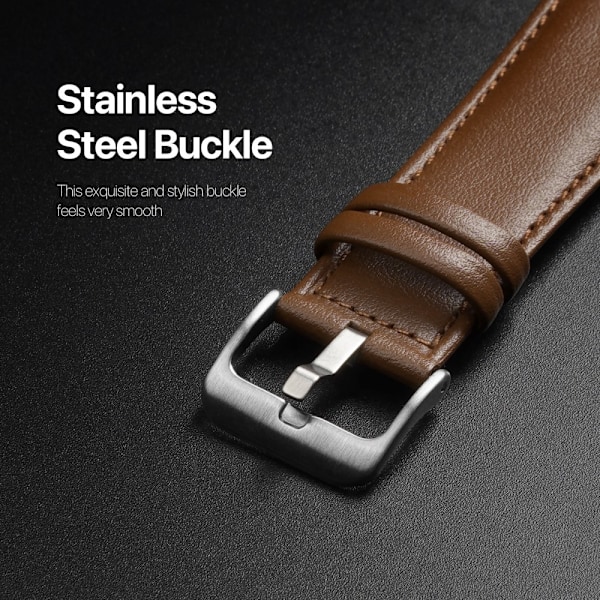 Dux Ducis Nahkainen Ranneke Apple Watch Series 10 42mm Ruskea