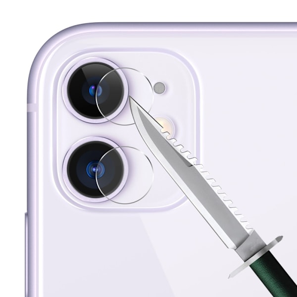 HAT PRINCE Linsebeskyttelse 0,2mm Hærdet Glas iPhone 11 Transparent