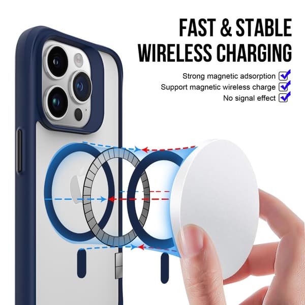 Magnetic MagSafe Skal iPhone 16 Pro Max Blå