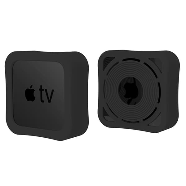 Silikoneskal Apple TV 4K 2021 Sort