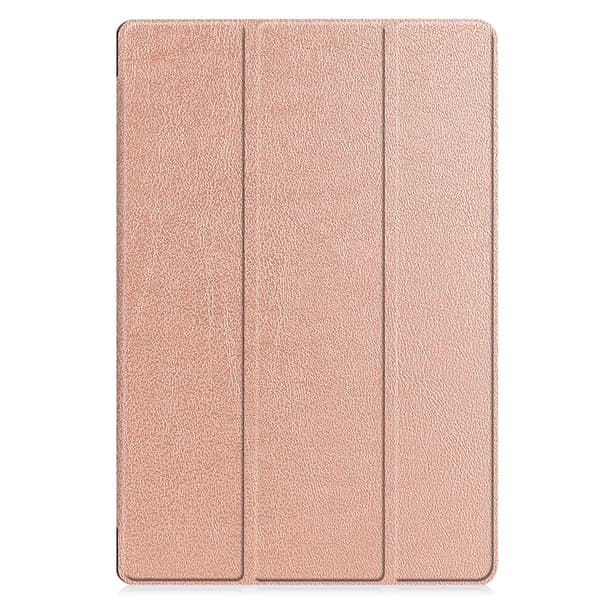 Samsung Galaxy Tab S7 Plus/S8 Plus 12.4 Etui Tri-fold Roséguld