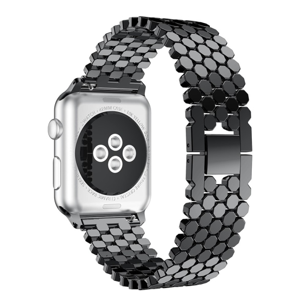 Polygon Metal Rem Apple Watch 42mm Sort