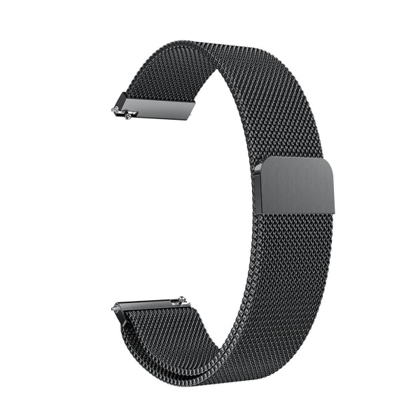 Milanese Loop Armband Garmin Vivoactive 3/Venu/Venu 2 Plus Svart