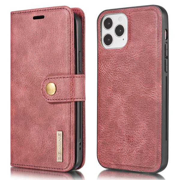DG.MING 2-in-1 Magnet Wallet iPhone 13 Red