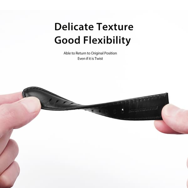 Dux Ducis Læderrem Samsung Galaxy Watch 7 44mm Sort