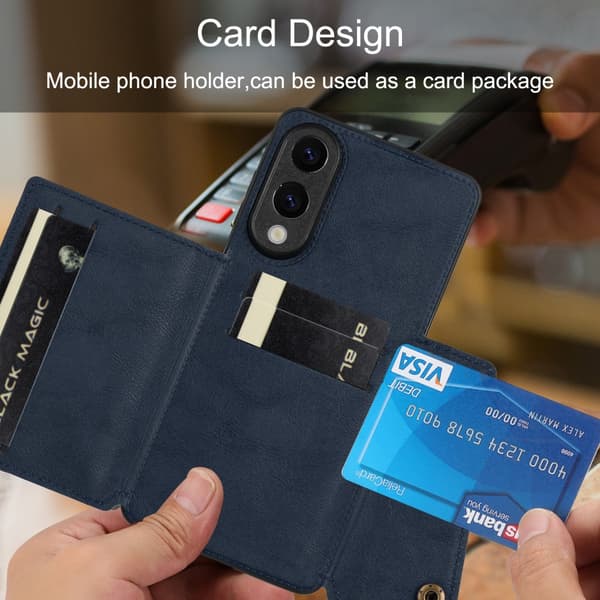 Etui med pung Samsung Galaxy S25 Edge Sort