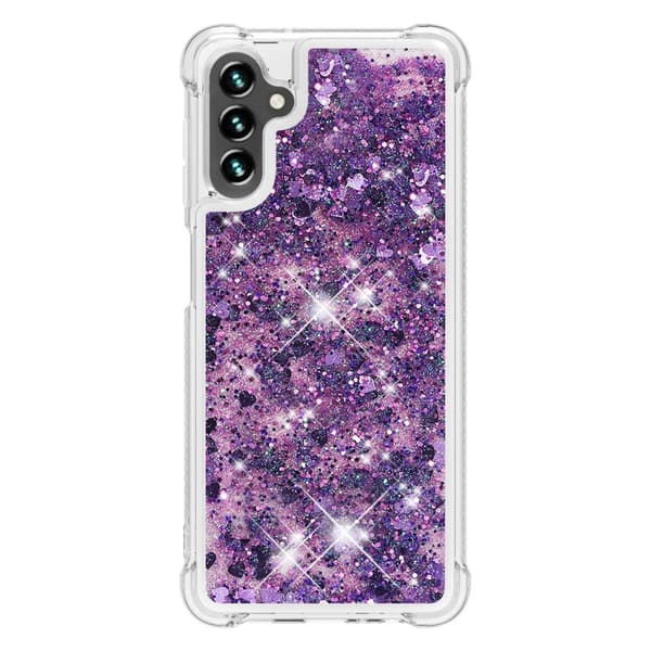 Glitter Bling TPU Skal Samsung Galaxy A13 Lila