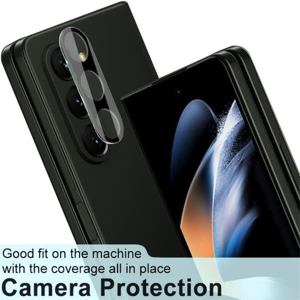 IMAK Hærdet Glas Linsebeskyttelse Samsung Galaxy Z Fold 5 Sort