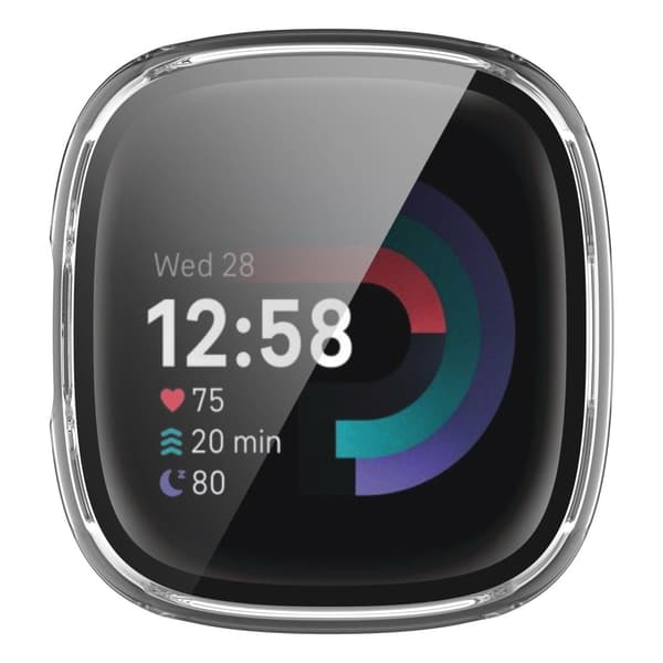 Hårdt cover Fitbit Versa 4/Sense 2 Transparent