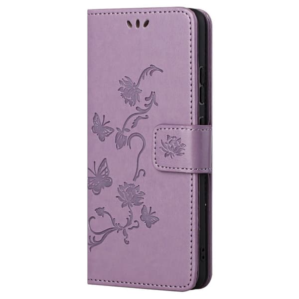 Læderetui Sommerfugle Xiaomi 12T Pro Lilla