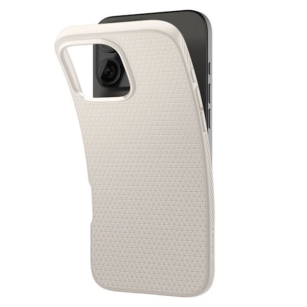 Spigen iPhone 16 Pro Case Liquid Air Natural Titanium