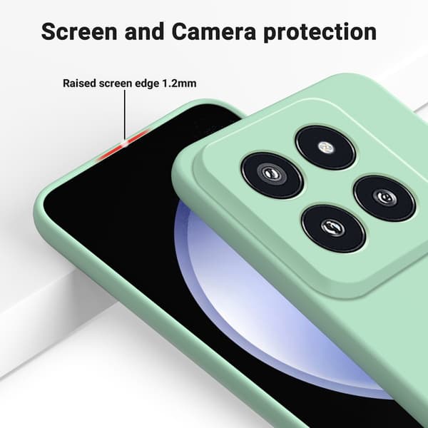 Silikoni kuori Xiaomi 14 Pro Vihreä