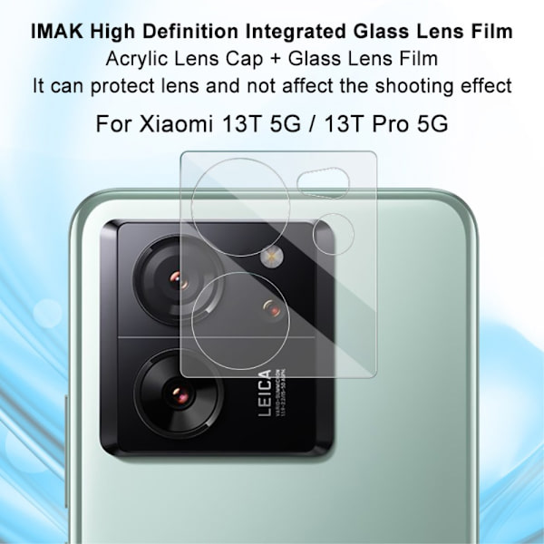Imak Härdat Glas Linsskydd Xiaomi 13T Pro Transparent
