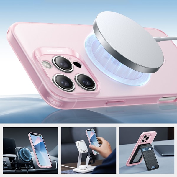ESR Project Zero MagSafe Case iPhone 16 Pro Max Frosted Pink