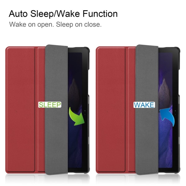 Samsung Galaxy Tab A8 10.5 Etui Tri-fold Rød