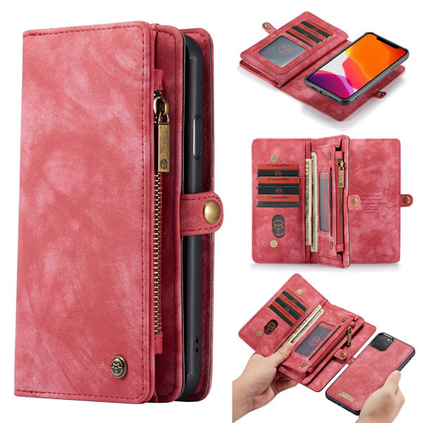 CaseMe Pungetui Multi-Slot iPhone 11 Pro Max Rød