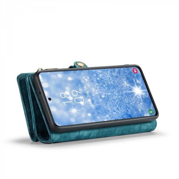 CaseMe Multi-Slot 2 i 1 Pungetui Galaxy S24 Plus Blå