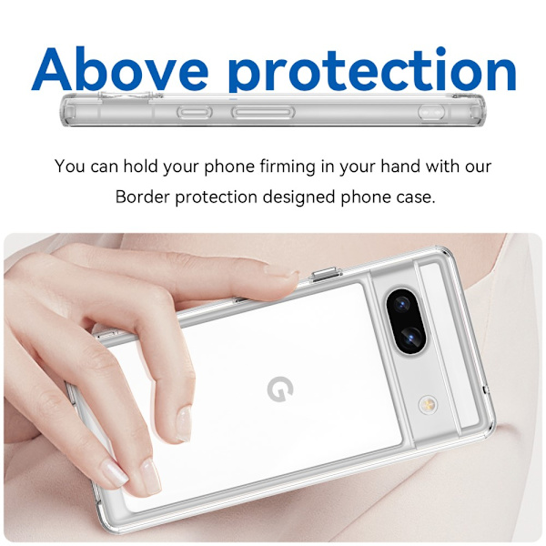 Hybrid Edge Case Google Pixel 7a Transparent
