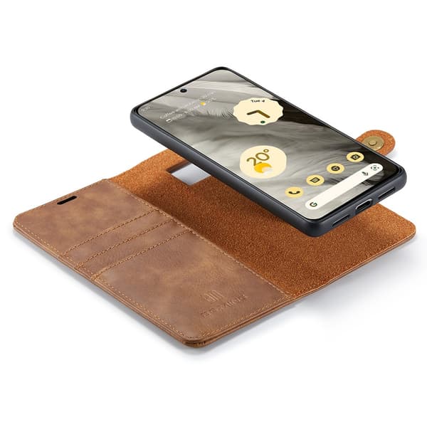 DG.MING 2-i-1 Magnetiskt Plånboksfodral Google Pixel 8 Cognac