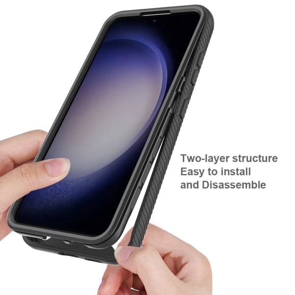 360 Full Cover Edge Case Samsung Galaxy S24 Plus Black