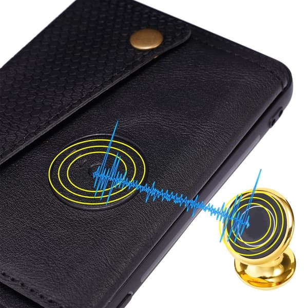 Samsung Galaxy S22 Ultra Mobilskal Plånbok Svart
